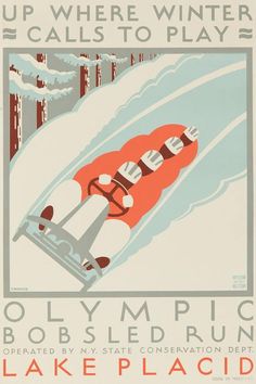 an advertisement for the olympic winter games