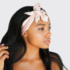 Say goodbye to bedhead with our KITSCH Multi-Way Satin Sleep Scarf in Blush. Made with chic satin charmeuse, this scarf protects your hair from friction while you sleep, allowing you to wake up frizz-free! With multiple ways to wear it, this scarf doubles as a fashion-forward accessory for daytime looks. Plus, enjoy free shipping on orders over $35! Get ready to accessorize your hair for bedtime and beyond. Shop now! Sleep Scarf, Hair Wraps For Sleeping, Voluminous Hair, Bandana Hairstyles, Silk Hair, Frizz Free, Bed Head, To Say Goodbye, Beauty Favorites