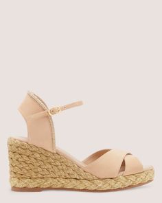 MIRELA II ESPADRILLE WEDGE | Stuart Weitzman Elegant Wedge Sandals With Heel Strap For Vacation, Chic Espadrilles With Wedge Heel And Woven Sole, Chic Espadrilles With Woven Sole And Wedge Heel, Chic Straw Platform Espadrilles, Spring Ankle Strap Wedge Sandals With Reinforced Heel, Elegant Block Heel Wedge Sandals For Vacation, Chic Straw Espadrilles, Elegant Wedge Heel Espadrilles With Woven Sole, Chic Spring Wedge Sandals With Reinforced Heel