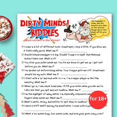 a printable worksheet for kids to learn how to say dirty minds rides