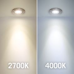 two different types of recessed lighting in the same room