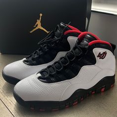 New With Box For Sale On E B A Y @ Vintagecollectionandgalleria Jordan Retro 10, Air Jordan Retro, Air Jordans Retro, True Red, Jordans For Men, Jordan Retro, Jordan Shoes, Mens Shoes Sneakers, Air Jordan