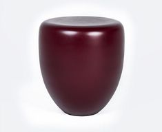 Dot Table Stool - Deep Garnet Matte | DSHOP Danish Modern Furniture, Custom Chandelier, Coffee Tables For Sale, Metal Side Table, Lacquered Wood, The Dot, Table Stool, Handcrafted Art, Wood Console Table