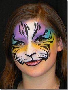 Female Tiger by Mark Reid Female Tiger, Hobbies For Women, Kids Face Paint, Hobbies To Try, Hobbies That Make Money, Tiger Face, Face Painting Designs, Animal Faces, Cat Face