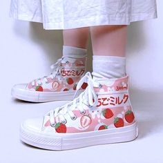 Home · OCEAN KAWAII · Online Store Powered by Storenvy Strawberry Milk, Kawaii Fashion, Sock Shoes, Fashion Store, Online Store, Milk, Size 4, Socks, Sneakers