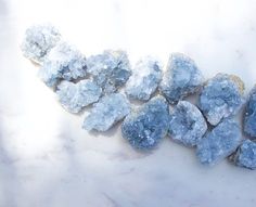 How To Use Celestite Crystals To Get A Soothing Night's Rest - The Chalkboard Celestial Crystal, Celestite Crystal, Deep Diving, Crystal Geode, Restful Sleep