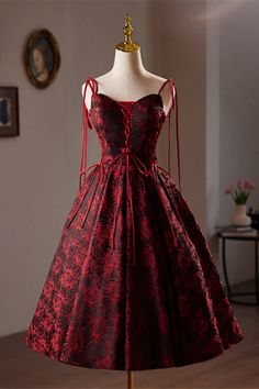 Any things please feel free to contact us: kateprom.service@gmail.com******* Product Details*******Wine Red Floral Satin Straps Knee Length Party Dress, Wine Red Homecoming DressFabric: SatinColor: Wine RedBack Style: Lace-upHemline: Knee Length&ltp&gtMaking time: 1-2 weeks, Shipping time: 3-5 working days.&lt/p&gt&ltbr/&gt&ltp&gtCustom size/color, Rush Order is available, and no extra cost.&lt/p&gt&ltbr/&gt&ltp&gt******* Custom Measurements*******&lt/p&gt&ltbr/&gt&ltp&gtFor better fitting, You can leave us the following information in the order notes when you check out, and please have a look our measuring guide at first: :&lt/p&gt&ltbr/&gt&ltp&gtBust: ________inch/cm,&lt/p&gt&ltbr/&gt&ltp&gtWaist: ________inch/cm,&lt/p&gt&ltbr/&gt&ltp&gtHips: ________inch/cm&lt/p&gt&ltbr/&gt&ltp&gtHollow Red Corset Back Dress For Prom Season, Red Corset Back Dress For Prom, Sleeveless Red Corset Dress For Prom, Red Sleeveless Corset Dress For Prom, Red Evening Dress With Corset Back For Formal Events, Red Prom Evening Dress With Corset Back, Red Evening Dress With Corset Back For Prom, Red Prom Dress With Corset Back, Sleeveless Burgundy Dress For Banquets