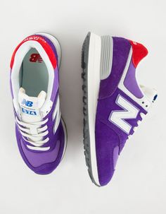 NEW BALANCE 574 Womens Shoes - PURPLE | Tillys Purple New Balance, New Balance 574 Shoes, Purple Tennis Shoes, New Balance 574 Womens, New Balance Shoe, Shoes Wishlist, New Balance Style, Trail Design, Shoes Purple