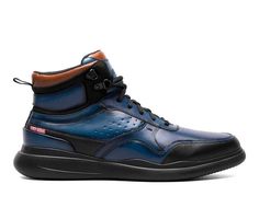 Men's Stacy Adams Mayson Sneaker Boot | Shoe Carnival Sporty High-top Sports Boots, Sporty High-top Boots For Sports, Casual Sports Boots With Cushioned Footbed, Casual High-top Sports Boots, Casual Low-top Sports Boots, Casual Streetwear High-top Sneakers Ankle Boot, Casual Ankle Boot Sneakers, Casual High Ankle Boots With Abzorb Midsole, Casual Leather Ankle Boot Sneakers