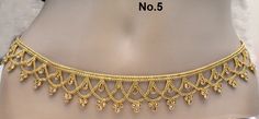 * Beautifully designed gold color belly chain. * can be used with belly dance costumes and saris. * D.no.1- Adjustable from32 to 40 inches Waist. * D.no.2- Adjustable from 32 to 40 inches Waist. * D.no.3- Adjustable from 32 to 40 inches Waist. * D.no.4- Adjustable from 24 to 36 inches Waist. Bohemian Gold Waist Chain For Festivals, Bohemian Gold Necklaces With Motifs, Bohemian Gold Necklace With Motifs, Elegant Gold Choker With Zari Work, Gold Bollywood Waist Chain For Wedding, Bollywood Gold Waist Chain For Weddings, Gold Waist Chain For Festivals And Parties, Gold Waist Chain For Party And Festivals, Bohemian Gold Body Chain For Wedding