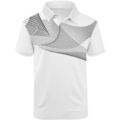 Season:Summer,Spring; Fabric:Polyester; Sleeve Length:Short Sleeves; Look After Me:Washable,Hand wash,Machine wash; Gender:Men's; Style:Soft,Streetwear,Fashion,Sports,Designer; Tops Type:Golf Shirt,Polo Shirt; Occasion:Weekend,Outdoor,Daily,Street; Age Group:Adults'; Fit Type:Regular Fit; Pattern:Geometry,Graphic Prints,Linear; Design:Button-Down,Print; Neckline:Turndown; Brand:OUKU; Front page:FF; Listing Date:03/06/2023; Bust:; Length:; Shoulder Width:; Fit US Size:; Fit UK Size:; Fit EU Size: Summer Sports Collared Shirt, Summer Sports Shirt With Collar, White Collared Polo Shirt For Summer, White Summer Sports Shirt, Collared Moisture-wicking Tops For Summer, Moisture-wicking Collared Tops For Summer, Collared Tops With Moisture-wicking For Summer, Fitted White Polo Shirt With Collar, White Sporty Shirt For Summer