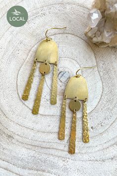 Modern Madini Textured Brass Dangle Earrings Handmade Brass Chandelier Dangle Earrings, Handmade Brass Dangle Chandelier Earrings, Brass Dangle Chandelier Earrings, Handmade Brass Dangle Linear Earrings, Brass Chandelier Dangle Earrings, Adjustable Brass Chandelier Earrings For Pierced Ears, Brass Dangle Linear Earrings, Long Drop Brass Chandelier Earrings, Brass Long Drop Chandelier Earrings As Gift