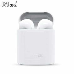 an apple airpods with two white headsets in the case on a white background