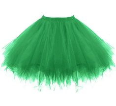 PRICES MAY VARY. 100% Polyester Imported Elastic closure Tutu Rosa, Tutu En Tulle, Beautiful Ball Gowns, Gonna In Tulle, Green Tutu, Skirt Tutu, Short Pollera, Skirt Tulle, Girl Tutu Skirt