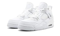 Available in a range of sizes to fit any style, this shoe is a must-have for any fan. Don?t miss out on the opportunity to add this shoe to your collection and experience the ultimate in style, comfort, and performance. Order now and step up your sneaker game! Tenis Jordan Retro, Jordan 4 Retro Pure Money, Jordan 4 Pure Money, Jordan 4 White, Jordans Nike, Jordan 4’s, Nike Air Jordan 4 Retro, Nike Air Jordan 4, Jordan Retro 4