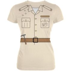 a women's t - shirt with an image of a uniform on it