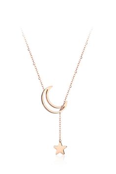 Minimalist Alloy Necklaces For Party, Minimalist Alloy Necklace For Party, Gold Dangle Necklaces In Alloy, Gold Alloy Dangle Necklaces, Crescent Moon Phase Necklace For Wedding, Moon Charm Pendant Necklace For Wedding, Minimalist Alloy Jewelry For Wedding, Elegant Moon Shape Clavicle Chain Necklace, Elegant Moon Phase Dangle Jewelry