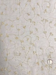 Distinguished by its luxurious design, this high-quality Beige Sequin & Beads on Silk Chiffon JEC-164-8 Fabric is perfect for women's high-end evening dresses, costumes, jackets, and skirts. Our unique and distinctive fabric is available in a wide selection of colors. The fabric is sold by the Yard, and measures 44 inches in width. Elegant Embellished Embroidered Fabric, Elegant Beige Embroidered Fabric For Festive Occasions, Elegant Festive Pearl Embroidered Fabric, Elegant Embellished Embroidered Fabric For Festive Season, Elegant Fitted Embroidered Fabric For Festive Occasions, Elegant Silver Embroidered Organza Fabric, Elegant Embellished Embroidered Fabric For Celebration, Elegant Pearl Embroidered Fabric For Celebration, Elegant Beige Embellished Embroidered Fabric