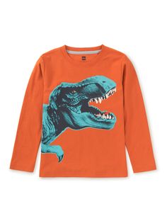 T-Rex Chomp Graphic Tee Gender Neutral Clothes, Stroller Toys, Kickee Pants, Manhattan Toy, Graphic Top, Fabric Book, Hand Puppets, Tea Collection, T Rex