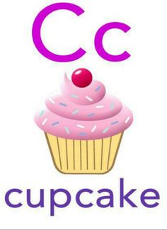 the letter c is for cupcake