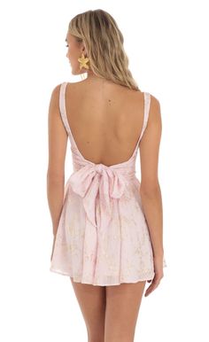 Indiana Floral Shimmer Mini Dress in Pink | LUCY IN THE SKY Dance Fits, Spring Formal Dresses, Spring Mini Dresses, Cute Formal Dresses, School Dance Dresses, Pink Dress Short, Snow Ball, Cute Homecoming Dresses, Pink Homecoming Dress