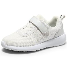 Harvest Land Girl Fashion Running Athletic Sneakers Slip on Sport Shoes white Size 11 .Our girls glitter sneakers have an adjustable hook and loop for easy take on/off. The quality lightweight upper, insole and outsole made the shoes more breathable and comfortable. Can protect your girls knee well. Perfect shoes for active girls. Click Here for Harvest Land Big Kids Sneaker size 13-5 at Walmart Q&A 1.My daughter wears a 11 little kid. shes 7yrs old. what size is she? True to size.Get her size 1 Athletic Tennis Shoes, Girls Tennis Shoes, Land Girls, Tennis Shoes Outfit, Shoes For Boys, Toddler Girl Shoes, Glitter Sneakers, Ankle Heels, Sport Tennis