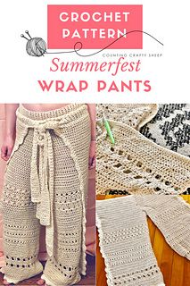 crochet patterns for summerfest wrap pants