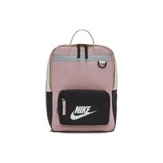 Nike Kids Tanjun Bag Pack - POIZON Backpacks Pink, Dress Flip Flops, Nike Tanjun, Nike Force, Bag Pack, Casual Flat Shoes, Pink Backpack, Nike Kids, Casual Flats