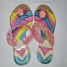 Melisa Multi Colored Gel Sandals (Size 6.5). Nwt Slide In Sandal, Gel Material. Smoke Free Home *Please Read Entire Description & See All Pictures Before Making The Purchase*Be Considerate On All Offers*No Low Ball Offers*Sold As Is* Closed Toe Plastic Sandals, Pink Flat Sandals For Spring, Plastic Open Toe Sandals For Party, Flat Pink Sandals For Spring, Non-slip Open Toe Sandals For Party, Pink Slide Jelly Sandals For Summer, Pink Slide Sandals For Summer, Pink Closed Toe Plastic Sandals, Pink Synthetic Sandals For Vacation