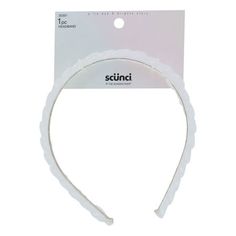 The Scunci clear plastic chainlink headband is a hair accessory designed to hold hair in place. It is made from clear plastic and features a chainlink design that is both stylish and functional. The Scunci clear plastic chainlink headband is a popular choice among women who want to keep their hair out of their face without using pins or other traditional hair accessories. Size: one size.  Gender: female.  Age Group: adult. Clear Plastic, Hair Accessory, Cloth Bags, Chain Link, Accessories Design, Gender Female, Women's Accessories, 1 Piece, Age Group