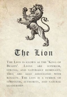 the lion is known as the king of beasts