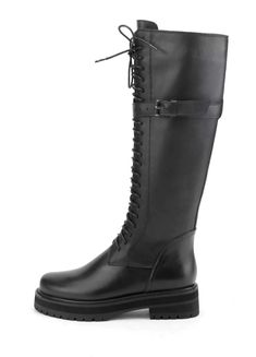 Experience superior comfort and style with Renata Women's Round Toe Boots by USS Shoes. Made with genuine cow leather, these boots are perfect for the winter and autumn seasons. The synthetic shaft material and rubber outsole provide durability and the short plush lining and insole add extra warmth. With a lace-up closure and square heel, these over-the-knee boots are perfect for any occasion. Round Toe Boots, Brand Collaboration, Rounded Toe Boots, Toe Boots, Global Brands, Walk On, Over The Knee Boots, Fall Season, Over The Knee