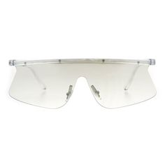 Unisex oversize robotic futuristic hippie color lens plastic flattop retro fashion sunglasses. (ss7329col) Size: one size.  Color: Clear.  Age Group: adult. Color Lenses, Oversized Sunglasses, Flats Top, Fashion Sunglasses, Cloth Bags, Cyberpunk, Sunglasses Accessories, Retro Fashion, Age Group