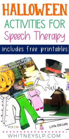 Halloween Speech Activities, Halloween Speech Therapy Activities, Turkey Activities, Activities For Speech Therapy, Speech Crafts, Speech Therapy Crafts, Speech Therapy Tools, Early Intervention Speech Therapy, Fun Halloween Activities