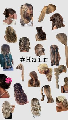 Cheap Hairstyles, Western Hair, Cute Hairstyles For School, Easy Hairstyles For Thick Hair, Hairstyles For Layered Hair, Types Of Hair