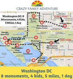 the washington d c metro map is shown in red