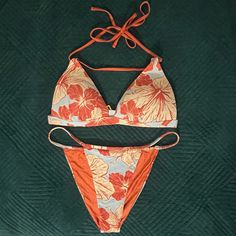 Tried On But Never Used! Has Been Washed And Will Be Again Before Shipping. (All Items Are) Board Shorts Women, Suit Ideas, Shoe Nails, House Exteriors, Floral Swimsuit, Idea Board, Swim Suits, Cute Swimsuits, Swimsuit Set