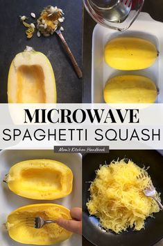 how to cook spaghetti squash in the microwave