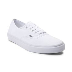 Vans Authentic Skate Shoe - True White - 499367 Black Adidas Superstar, Aniston Jennifer, Adidas Superstar Black, Vans Authentic Shoes, Skate Sneakers, Easy Dress, White Vans, Athletic Shoe, Skate Shoe