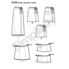 the front and back views of shorts with ties on each side, as well as an image