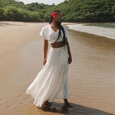 (1) - Hi! I’m a store stylist, I'm here to help if you want to get the perfect fit! 💙 Breezy Ruffled Maxi Skirt For Vacation, Voluminous Maxi Skirt For Beach, Breezy Tiered Maxi Skirt For Vacation, White Breezy Tiered Maxi Dress, White Relaxed Bohemian Maxi Skirt, White Maxi Skirt For Summer, White Maxi Summer Skirt, Flowy White Maxi Skirt For Vacation, Bohemian White Maxi Skirt With Gathered Detail