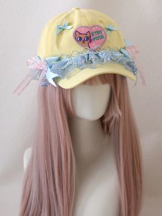 This price is for a cap only, others are not included. Cute Adjustable Brimmed Baseball Cap, Cute Adjustable Visor Hat, Cute Adjustable Baseball Cap, Cute One Size Fits Most Cap Hat, Cute Snapback Hat With Curved Brim, Whimsical Adjustable Cap Bonnet, Adjustable Whimsical Bonnet Cap, Cute Adjustable Yellow Hat, Cute Yellow Adjustable Hat