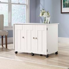 Arrives by SatMay 27 Buy Sauder Storage Sewing and Craft CartSoft White Finish at Walmart.com Sewing Craft Table, Sewing Tables, Craft Tables, Craft Table Diy