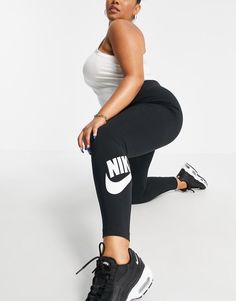 Leggings by Nike This item is excluded from promo High rise Elastic waist Nike logo print to leg bodycon fit Nike Logo, Logo Print, Access Denied, Elastic Waist, Asos, High Rise, Leggings, Elastic, Nike