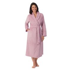 Wrap yourself in the soft, luxurious embrace of this Women's Stan Herman Dimple Plush Wrap Robe. Click on this INTIMATES & SLEEPWEAR GUIDE to find the perfect fit and more! Wrap yourself in the soft, luxurious embrace of this Women's Stan Herman Dimple Plush Wrap Robe. Click on this INTIMATES & SLEEPWEAR GUIDE to find the perfect fit and more! FEATURES Printed plush construction 2 side seam pockets Tie closure Long sleeves Collared necklineFIT & SIZING Relaxed fit 48-in. length from shoulder to Sleepwear Robe, Plus Size Dress, Fabric Care, Perfect Fit, Relaxed Fit, Size Medium, Size Small, Plus Size, Womens Dresses