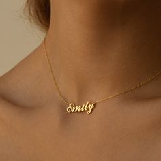 • Material: High-Quality Solid 925 Sterling Silver • Finish: Sterling Silver ∙ 18K Gold ∙ Rose Gold• Dimensions: Depending on your font choice, height sizes range from 3mm to 4mm lowercase SKU: HH-NH02F62 Carrie Necklace, Sideways Initial Necklace, Dainty Initial Necklace, Pretty Jewelry Necklaces, Indie Jewelry, Bridal Jewelry Collection, Gold Name Necklace, Gold Cross Necklace, Custom Name Necklace