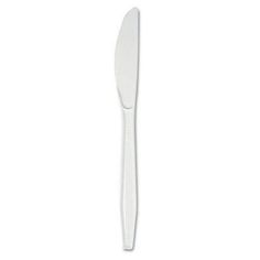 a white knife on a white background