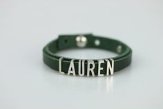 Kids Name Bracelet, Bracelet Name, Personalized Leather Bracelet, Medical Bracelet, Women Birthday, Leather Chokers, Name Jewelry, Name Bracelet, Birthday Gifts For Kids