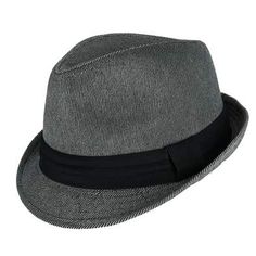 Men's Upturned Brim Fedora with Hatband by Kenny K | Fedoras at BeltOutlet.com Casual Fitted Top Hat With Curved Brim, Gray Fitted Wide Brim Fedora, Classic Gray Hats For Spring, Classic Gray Hat For Spring, Classic Gray Spring Hat, Formal Adjustable Top Hat With Flat Bill, Fitted Flat Bill Panama Hat For Spring, Adjustable Fit Flat Bill Summer Hats, Gray Fedora With Curved Brim For Summer