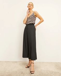 Zhou Culotte - Eco Heavy Soft Wave :: Black – M.M.LaFleur